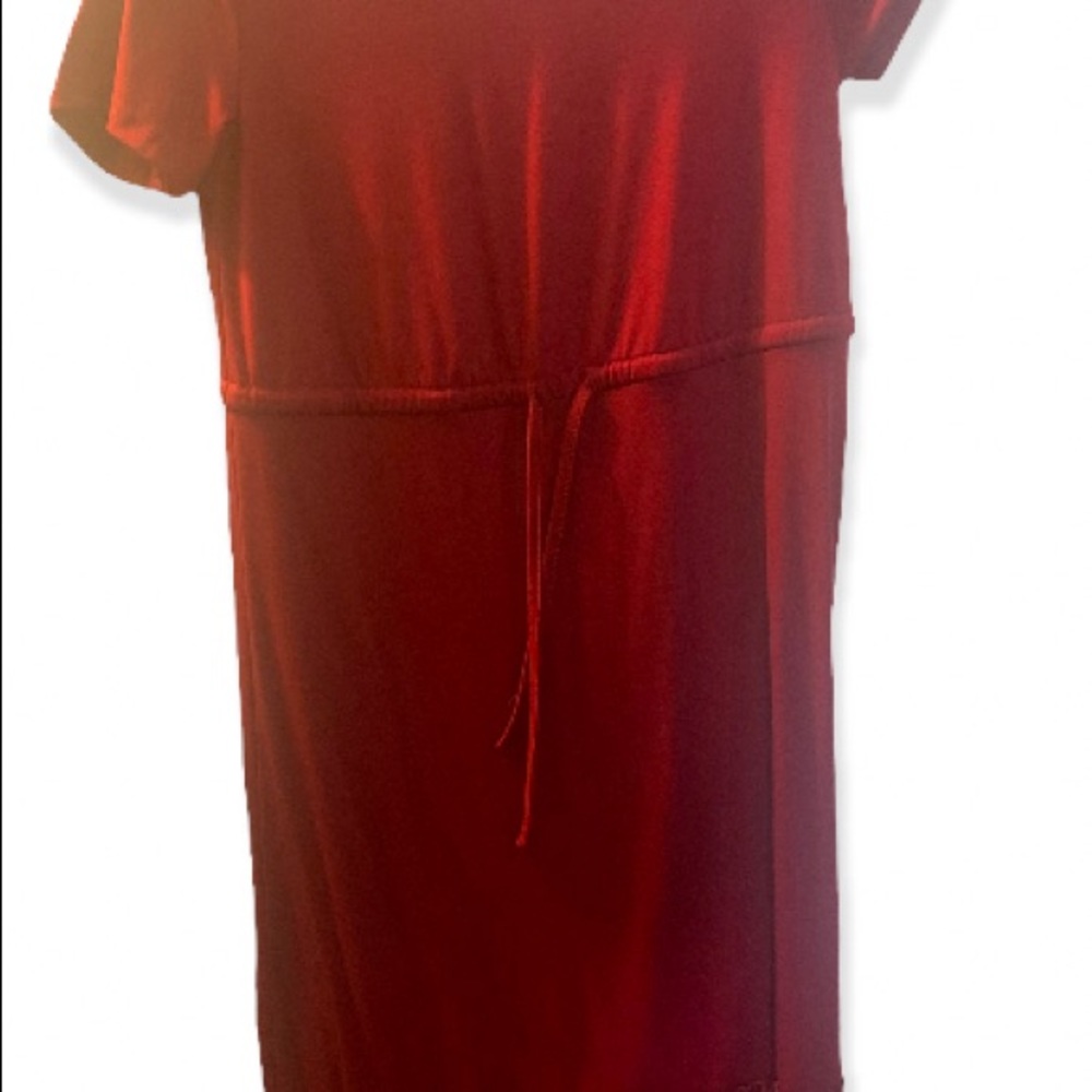 Burgundy Ruffel Dress